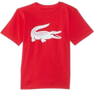 Lacoste Sport Red Tee kids size 10(Small)